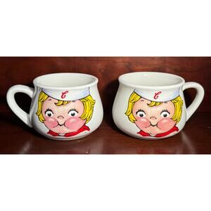 Set- 3 Vtg 1998 Campbell Soup Co Mug Bowl Blonde Little Girl by Houston Harvest